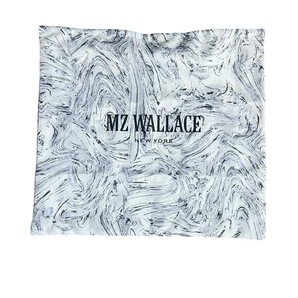 MZ Wallace Marble Swirl Large Dust Bag Drawstring Closure 22” x 20” - Picture 2 of 4